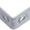 Mack 1013793 - 4 geplooide winkelhaken wit gelakt 30x30mm | 10 stuks