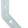 Mack 1013795 - 4 geplooide winkelhaken wit gelakt 60x60mm | 10 stuks