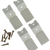Mack 1013641 - 4 hoekverbinders smal wit | 5 stuks