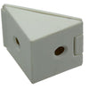 Mack 1013641 - 4 hoekverbinders smal wit | 5 stuks