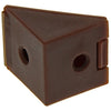 Mack 1013645 - 4 hoekverbinders smal bruin | 5 stuks