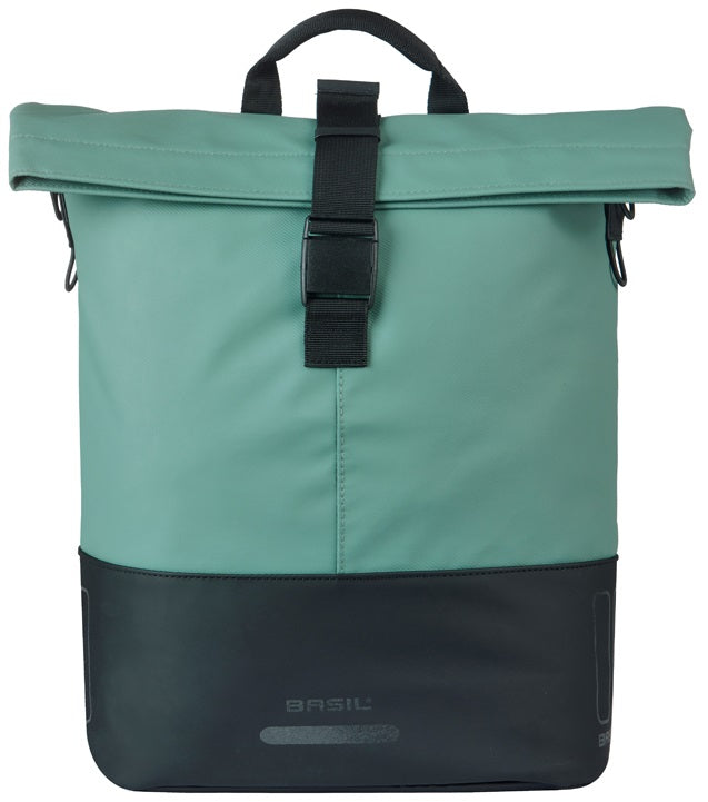 Basil cove shopper mik 14-16l 14 x 29 x 36 cm - groen zwart