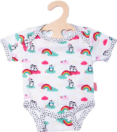 Heless poppenromper penguin dots 35-45 cm katoen wit