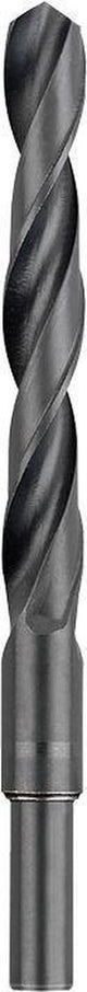 Kwb professionele hss-metaalboor ø 15 mm - gedraaide schacht, din 338, blauwzwart, gewalst