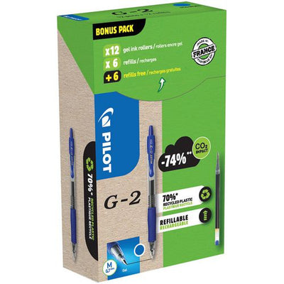 Gel rollerball pilot 0.32 mm pak van 24 blauw