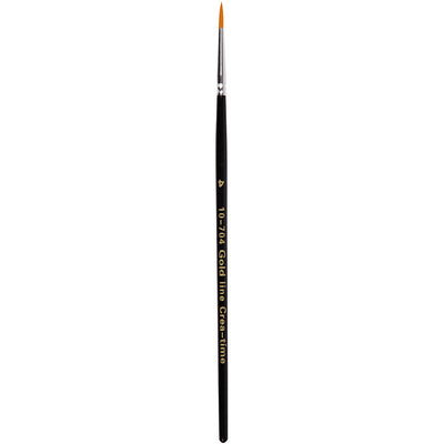 Gold line penselen, afm 4, l: 17 cm, b: 2,5 mm, rond, 12 stuk 1 doos