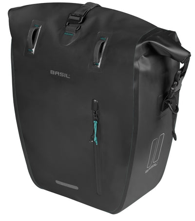 Basil tas rivo l enkel zwart | mik hooks | 15l