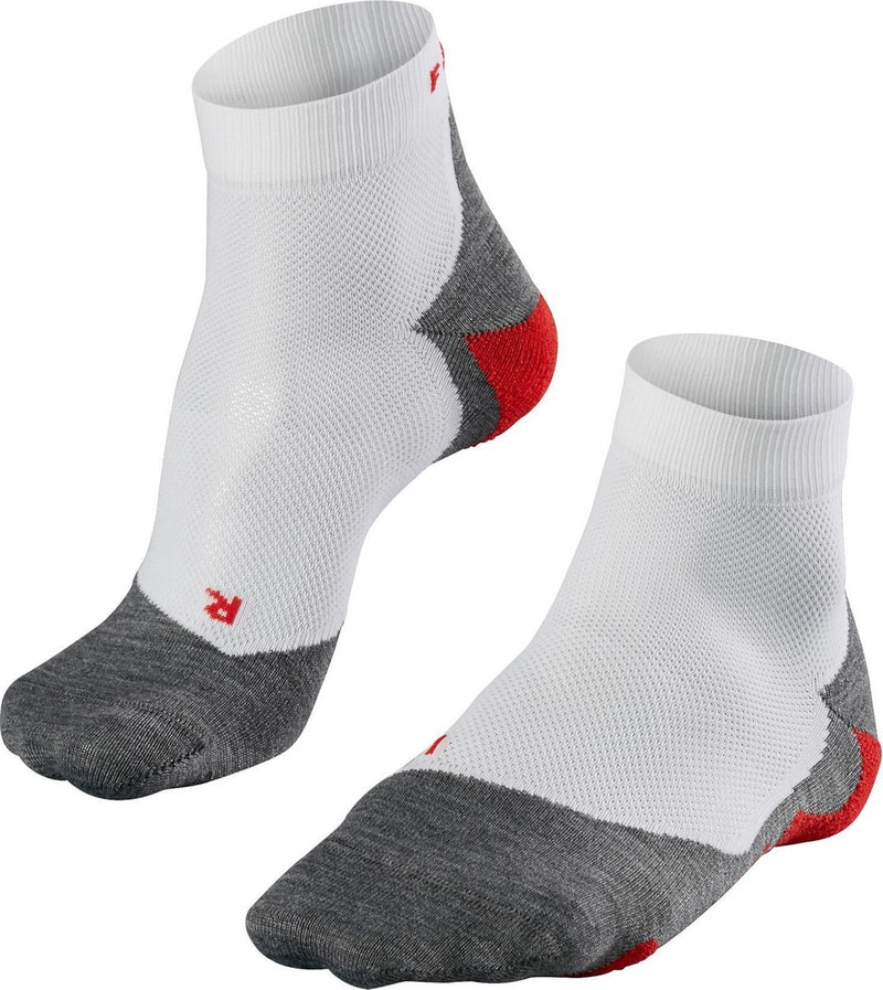 Falke ru5 short anti-blaar functioneel materiaal hardloopsokken heren wit - maat 46-48