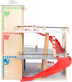 Small foot - houten garage met wasstraat