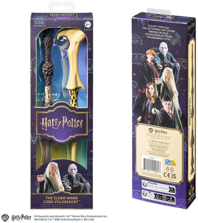 Noble collection harry potter twin-pack role play toverstaf toverstoks the elder lord voldemort 30 cm replica: down-scaled