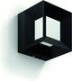 Philips led philips parterre buitenwandlamp - zwart
