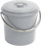 Curver - emmer met deksel 12l - comfortabele handgreep - grijs - 241750