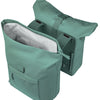 Basil dubbele fietstas brooklyn 41l 14 x 30 x 37 cm - groen