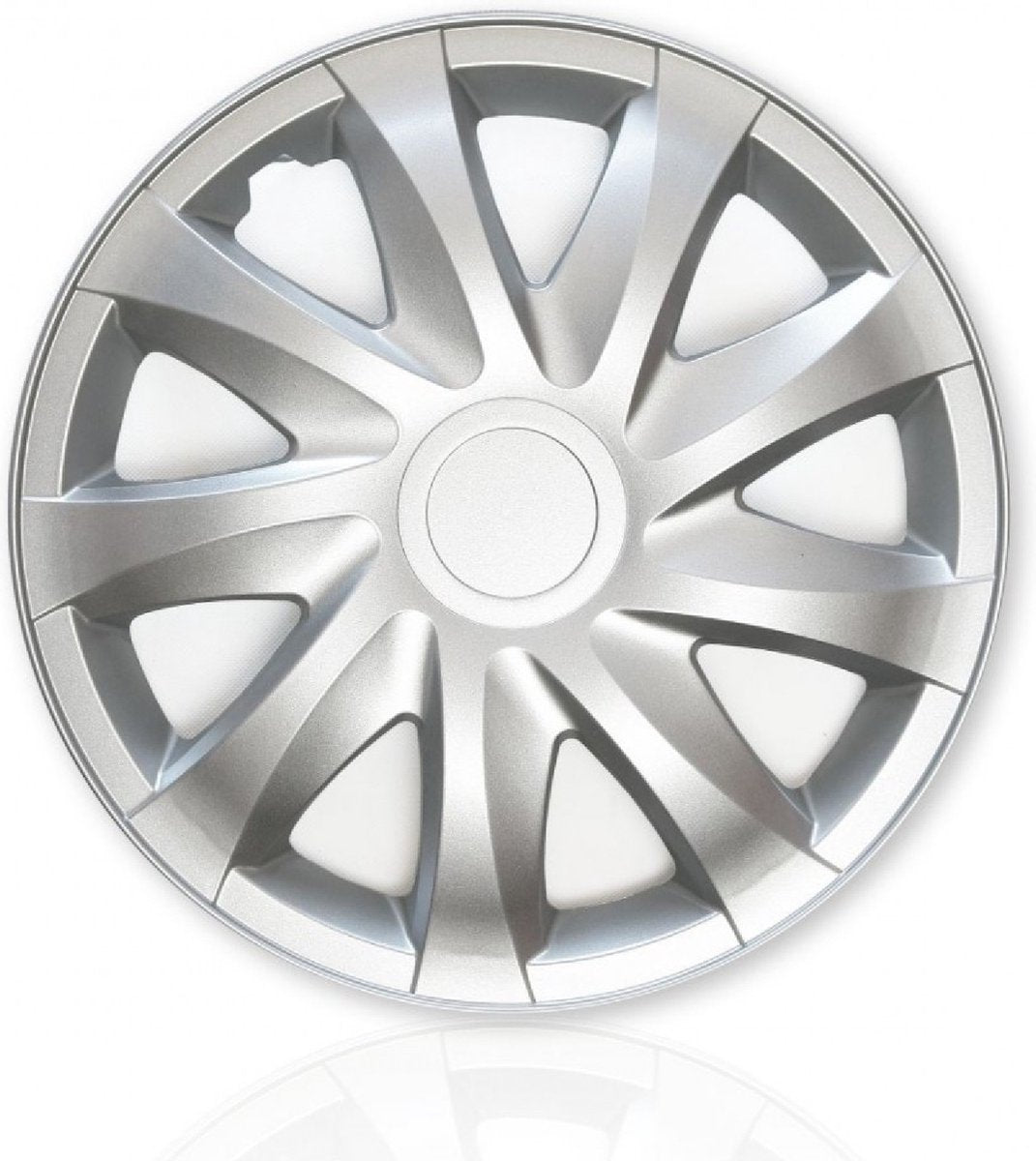 Nrm draco - wieldoppen - 15 inch set van 4 stuks - zilver