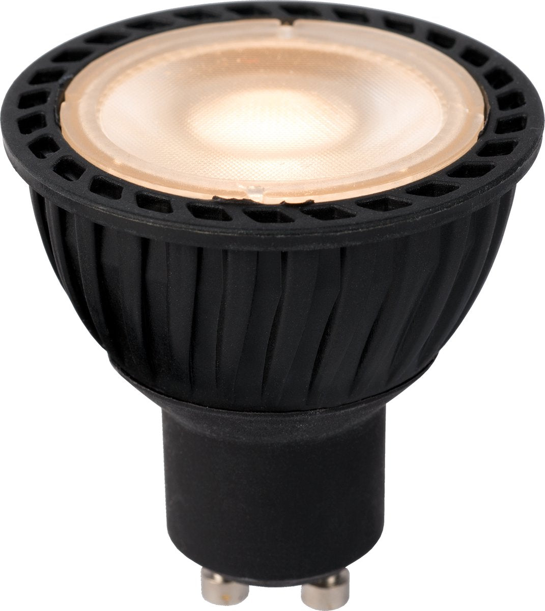 Lucide mr16 - led lamp - ø 5 cm - led - gu10 (mr16) - 1x5w 2700k - dag nacht sensor - zwart