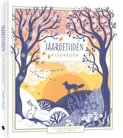 Mus creatief jaargetijden kleurboek - maria trolle - kleurboek voor volwassenen