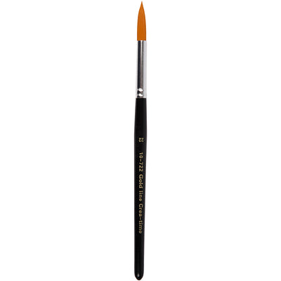 Gold line penselen, afm 22, l: 21 cm, b: 8 mm, rond, 6 stuk 1 doos