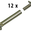 Mack 1013911 - 12 kastverbindingsschroeven verzinkt ø 5 mm 40-50 mm | 10 stuks
