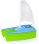 Lena zeilboot speelgoed - kleurrijke badspeelgoed boot voor kinderen.