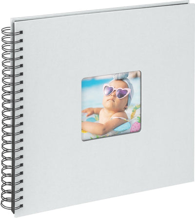 Walther sa-110-bl fun baby selection - spiraal album - formaat 30 x 30 cm - lichtblauw