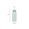 Mepal pop-up drinkfles campus - 400 ml - sluit goed af - drinkbeker voor kinderen - cool mint