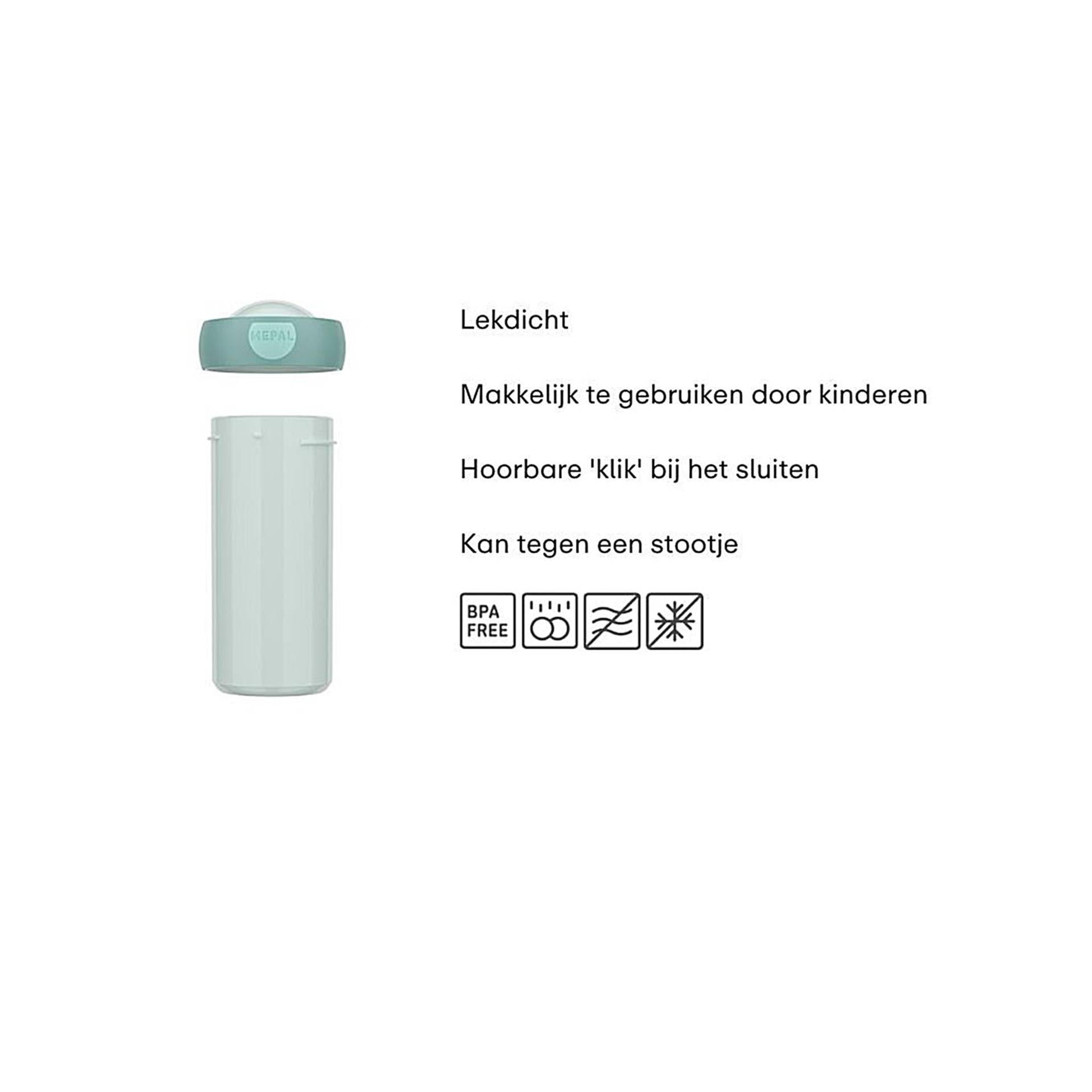 Mepal schoolbeker 300ml cool blue