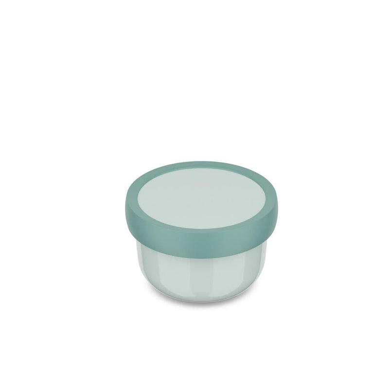 Mepal fruitbox campus - 300 ml - inclusief fruitvorkje - sluit goed af - snackdoosje - cool mint