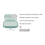 Mepal lunchbox campus little dutch - 750 ml - broodtrommel met vakjes voor kinderen - geschikt voor 4 boterhammen - forest friends - afbeelding 2