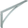 1015318 - versterkte konzool alu wit 300x150 mm | 6 stuks