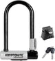 Kryptonite kryptolok mini-7 beugelslot fiets – art-2 slot – beugelslot elektrische fiets – 17,8x8,2 cm– staal – zwart