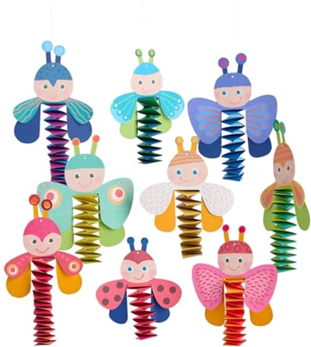 Haba knutselset vouwen kevers en vlinders creatief speelgoed.