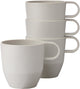 Mepal mok silueta - 4x 300 ml - koffiebeker - nordic white