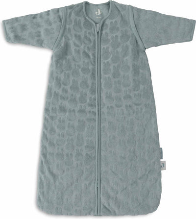 Jollein x nijntje - baby slaapzak winter met afritsbare mouw 70cm - miffy jacquard sea green - winterslaapzak