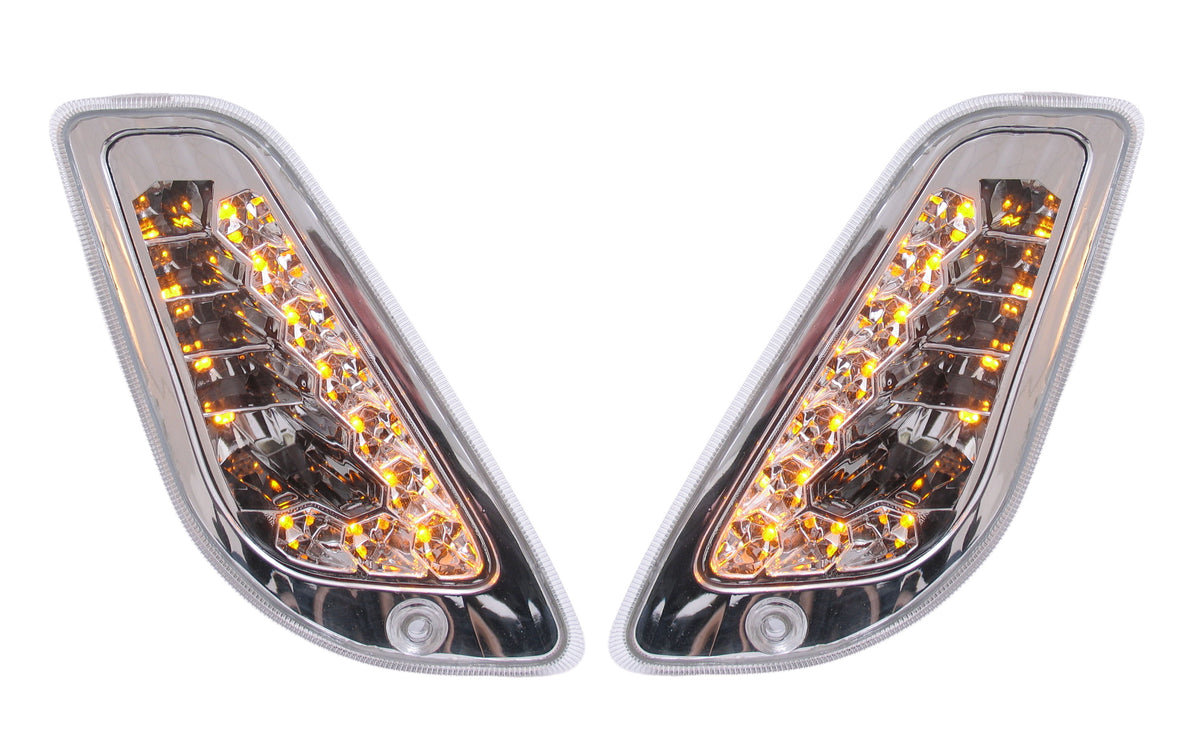 Edge knipperlichtset vespa lx-50 125 150 clear line led - links en rechts voor