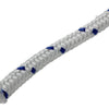 Mack 1013977 - pp gevlochten wit blauw streng8mm 15m | 5 stuks