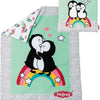 Heless poppendeken pinguin met kussen