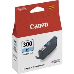 Inktcartridge canon pfi-300pc fotocyaan