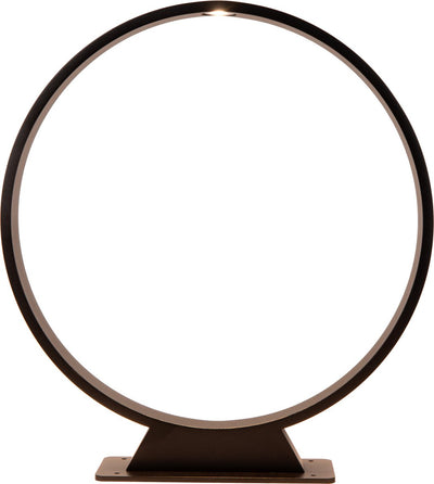 Lucide jerel - sokkellamp - ø 40 cm - led - 1x5w 3000k - ip54 - zwart