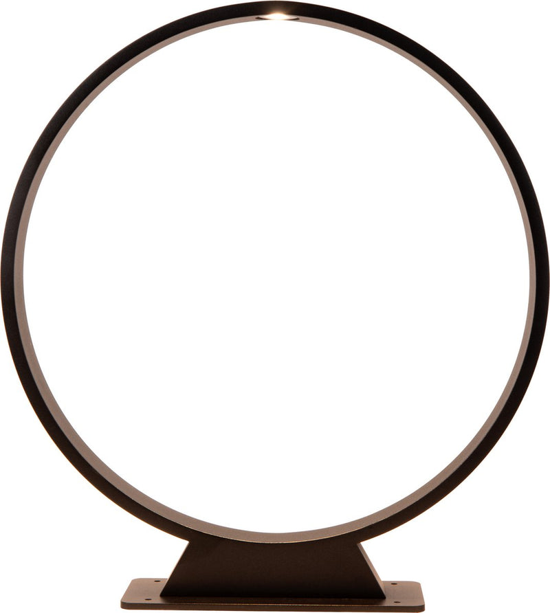 Lucide jerel - sokkellamp - ø 40 cm - led - 1x5w 3000k - ip54 - zwart