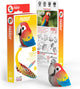 Eugy 3d puzzel - papegaai - vogels - duurzaam - verzamel ze allemaal - 6 jaar