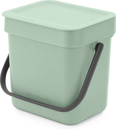 Brabantia sort go aanrecht afvalbakje - 3 liter - jade green