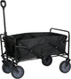 Camp active - inklapbare bolderkar – opvouwbaar – zwart – draagvermogen 70 kg