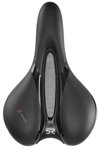 Selle royal zadel respiro moderate zwart