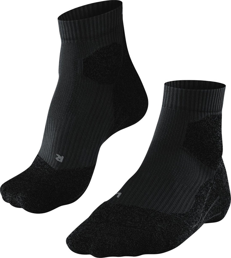 Falke ru trail anti-blaar functioneel materiaal hardloopsokken heren zwart - maat 44-45