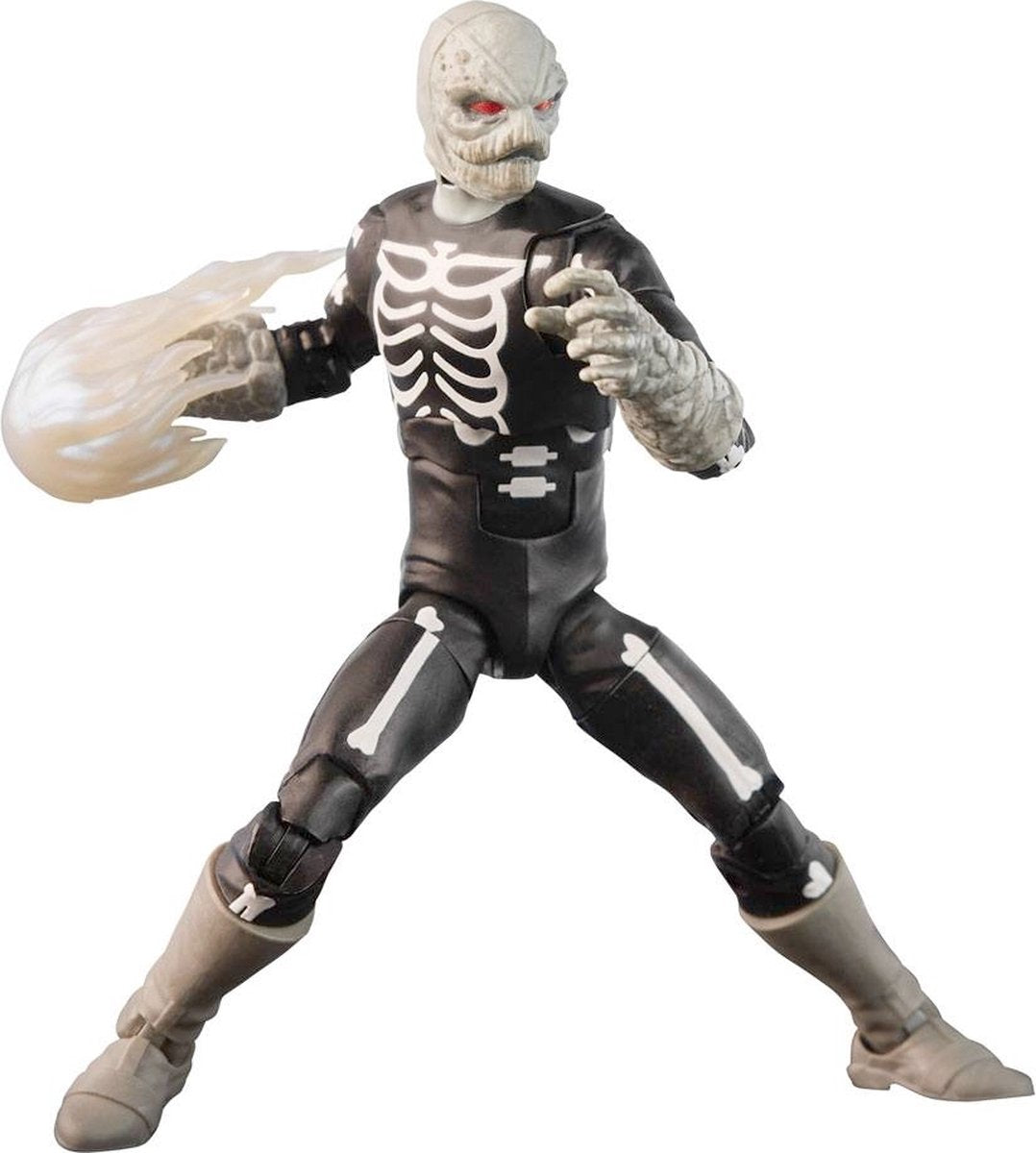 Hasbro power rangers actiefiguur power rangers x cobra kai ligtning collection skeleputty 15 cm multicolours
