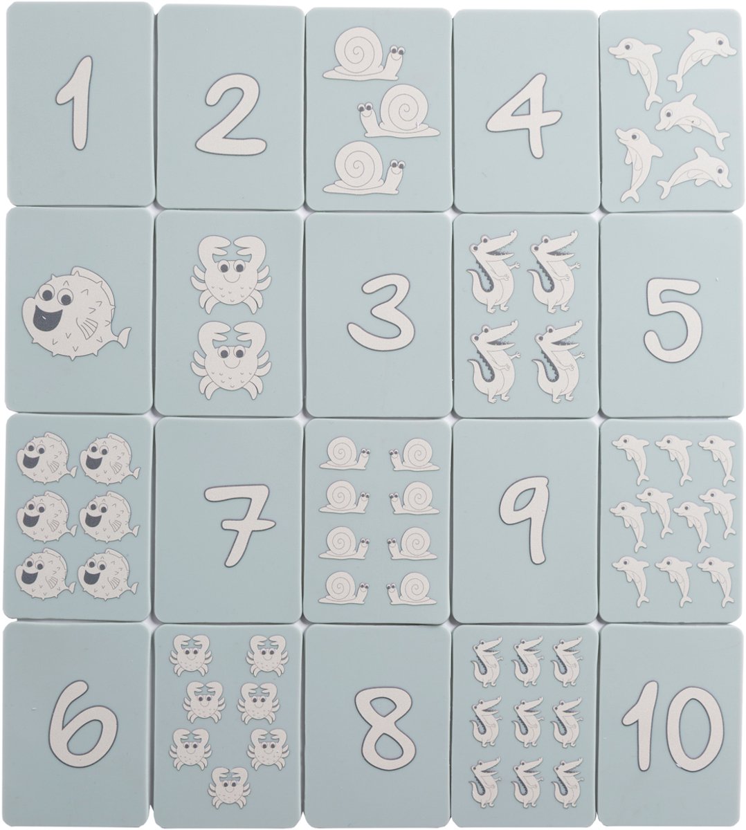 Scrunch speelkaarten - blauw - opvouwbaar - recycleerbaar