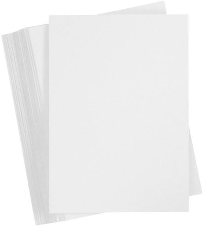Creativ company karton - hobbykarton - wit - diy - kaarten maken - a6 - 10,5x14,8cm - 250 grams - creotime - 100 vellen