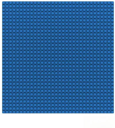 Sluban bricks base - grondplaat basisplaat bouwplaat voor bouwstenen blauw - 32x32 noppen - 25,6 x 25,6 cm m38‑b0833e vanaf 4 jaar