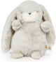 Bunnies by the bay nibble konijn - knuffeldier - geborduurde details - s - 20 cm - grijs