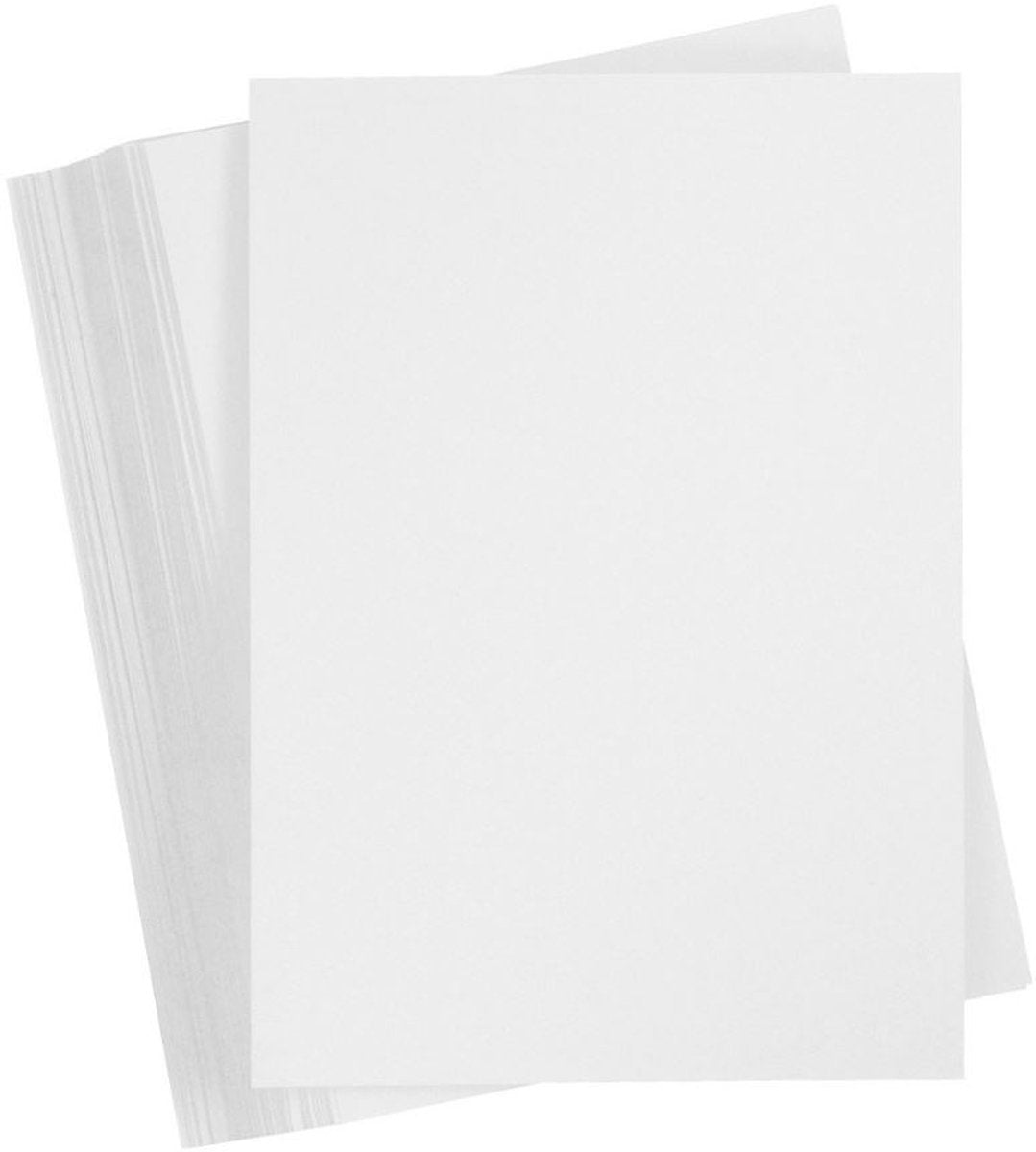 Creativ company karton - hobbykarton - wit - diy - kaarten maken - a6 - 10,5x14,8cm - 250 grams - creotime - 100 vellen